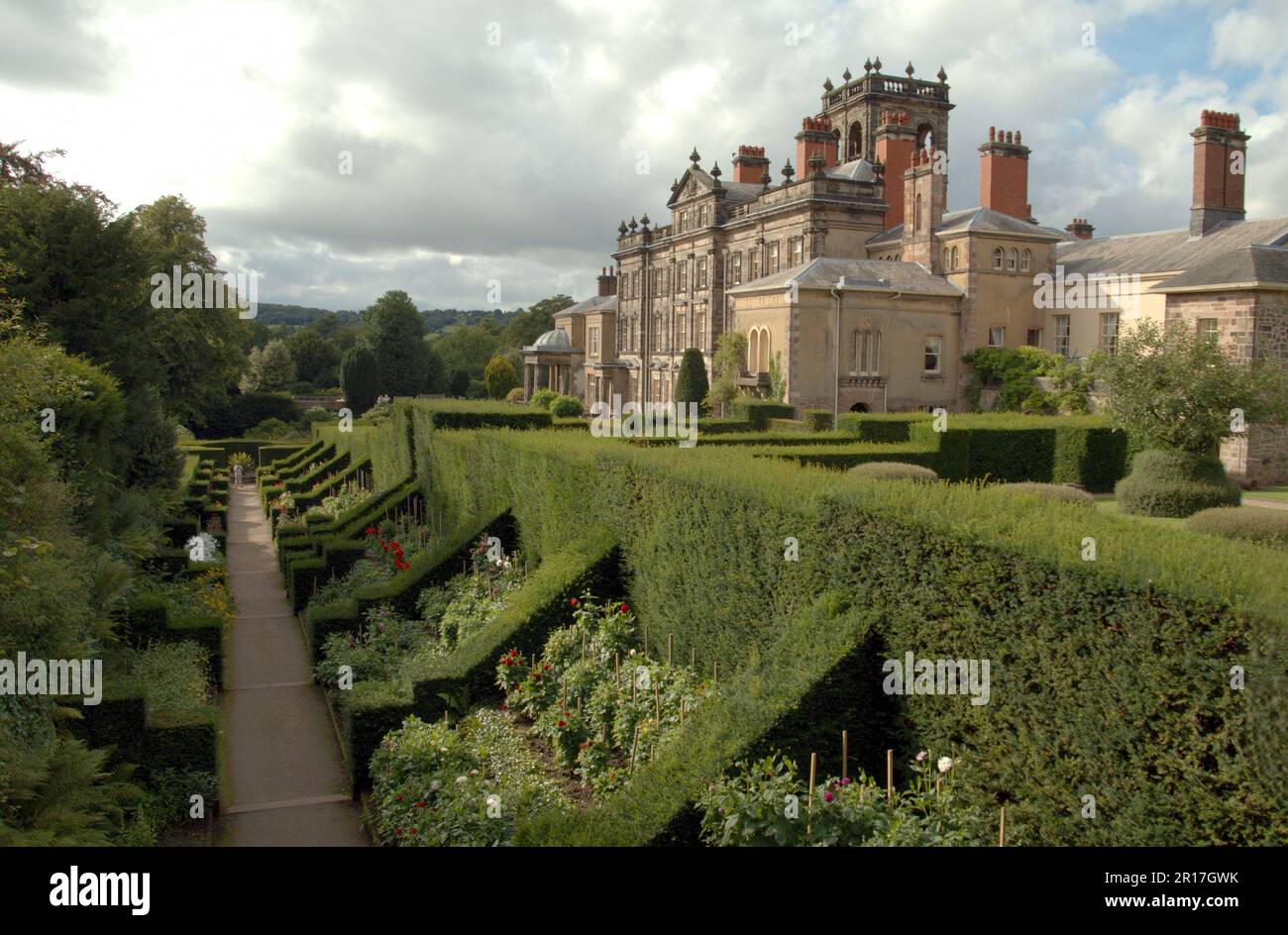 England, Staffordshire, Biddulph Grange (National Trust), mit einem bemerkenswerten Garten, der vom Besitzer James Bateman im 19. Jahrhundert geschaffen wurde. Hier, die Stockfoto