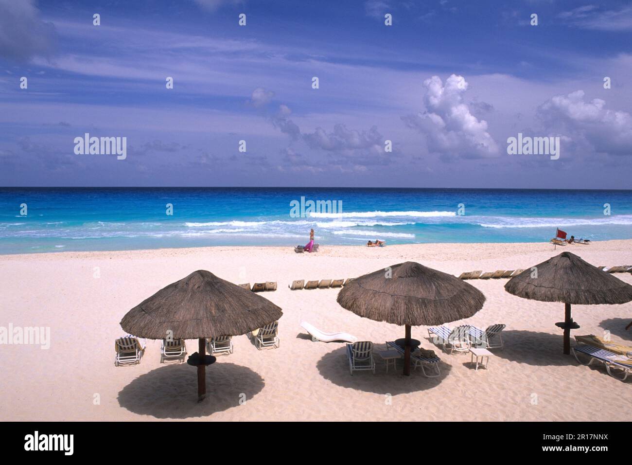 Cancun Mexiko schöne Beach Resort Stockfoto