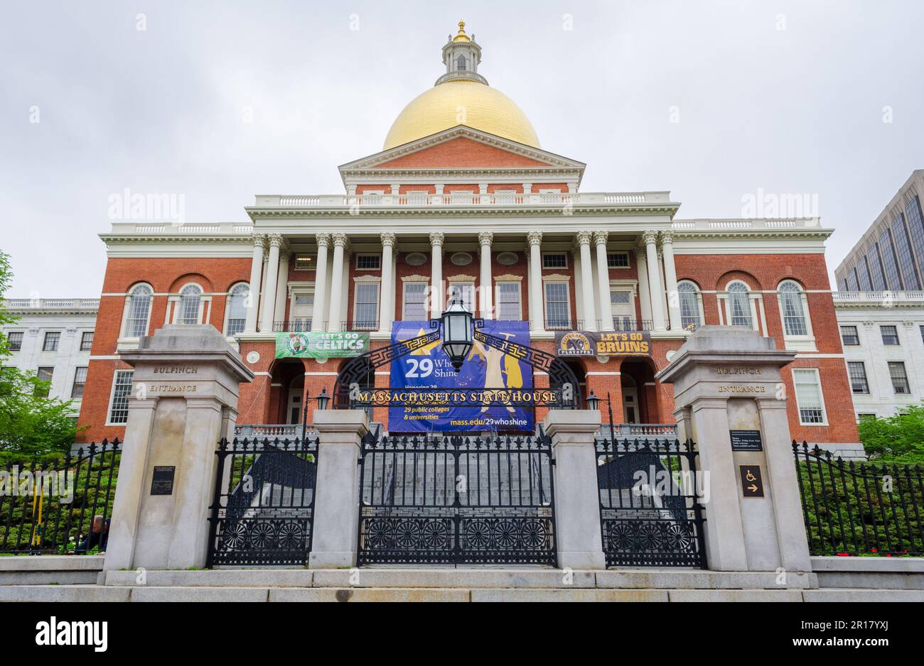 Massachusetts State House Stockfoto