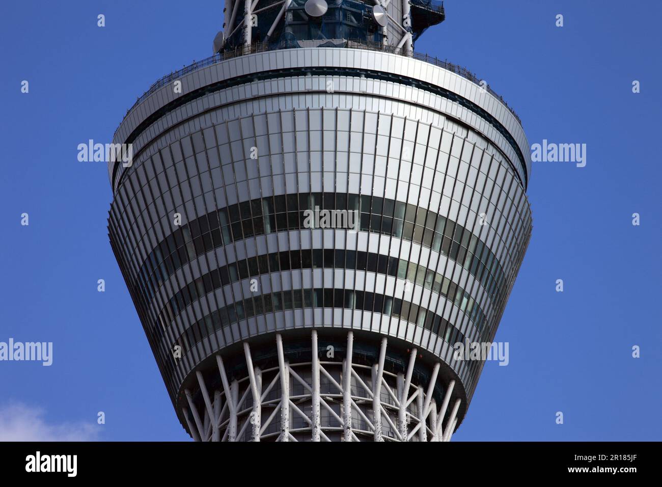 Panoramablick auf den Observatoriumsteil des Tokio-Himmelsbaums Stockfoto