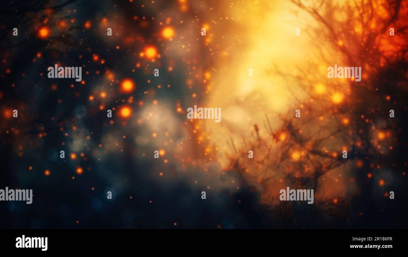 Abstrakter Hintergrund mit wunderschönen Cicles Bokeh Stockfoto