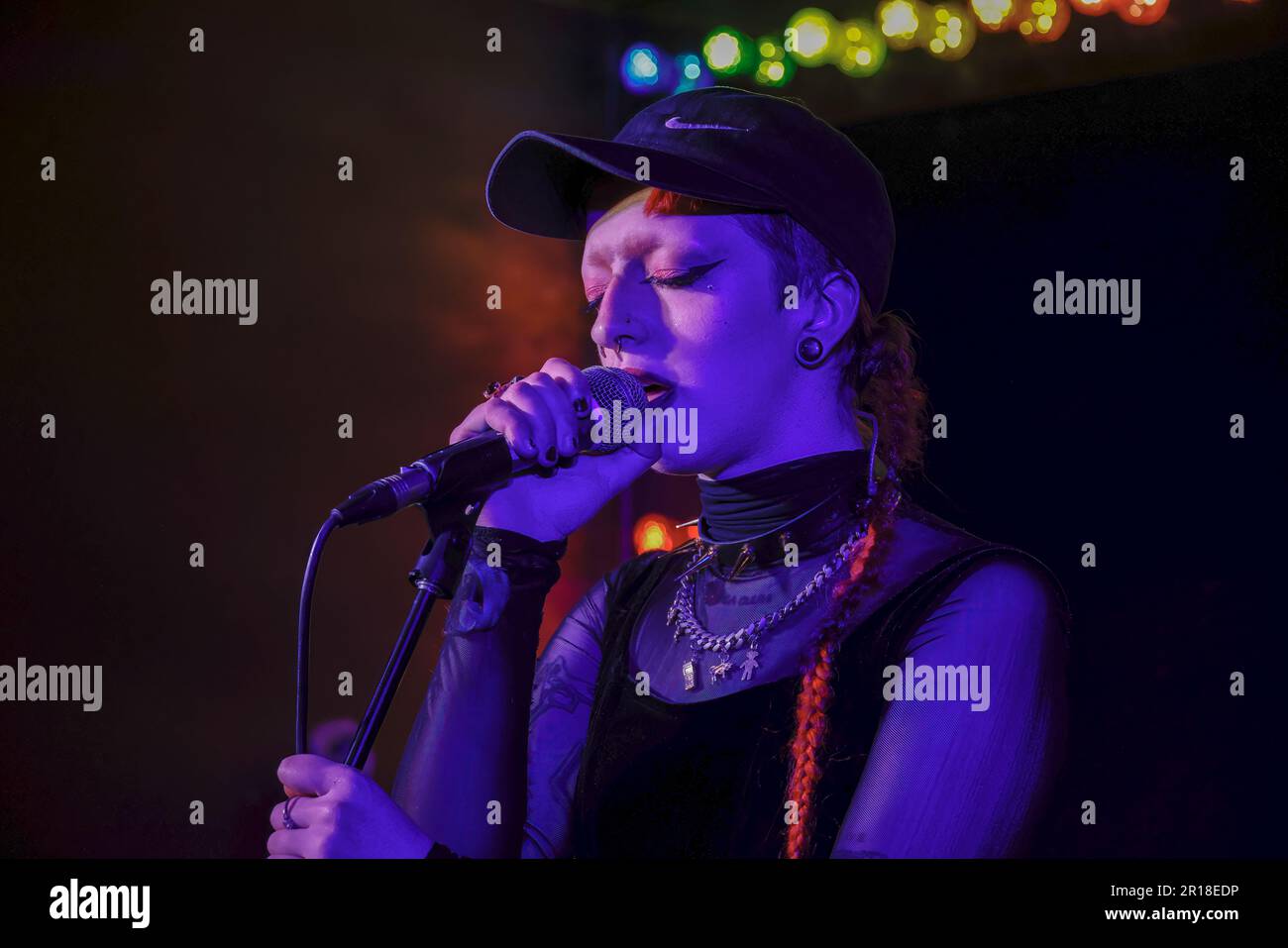 Three Wise Cats, Brighton, Stadt Brighton & Hove, East Sussex, Großbritannien. Cody Frost trat beim Three Wise Cats, dem Great Escape Festival 2023 auf. Mai 2023. David Smith/Alamy Live News Stockfoto