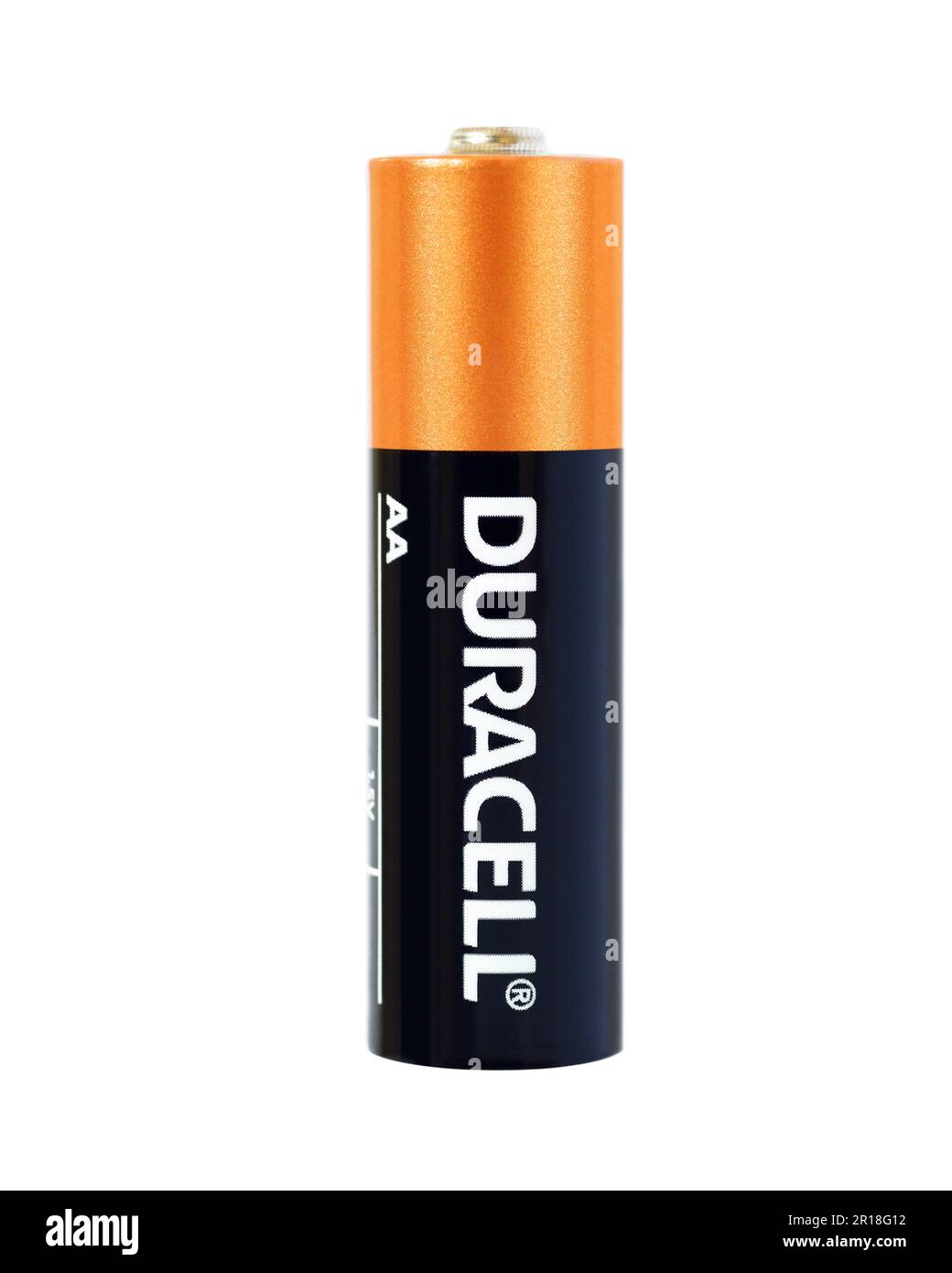 Duracell Batterie Stockfoto