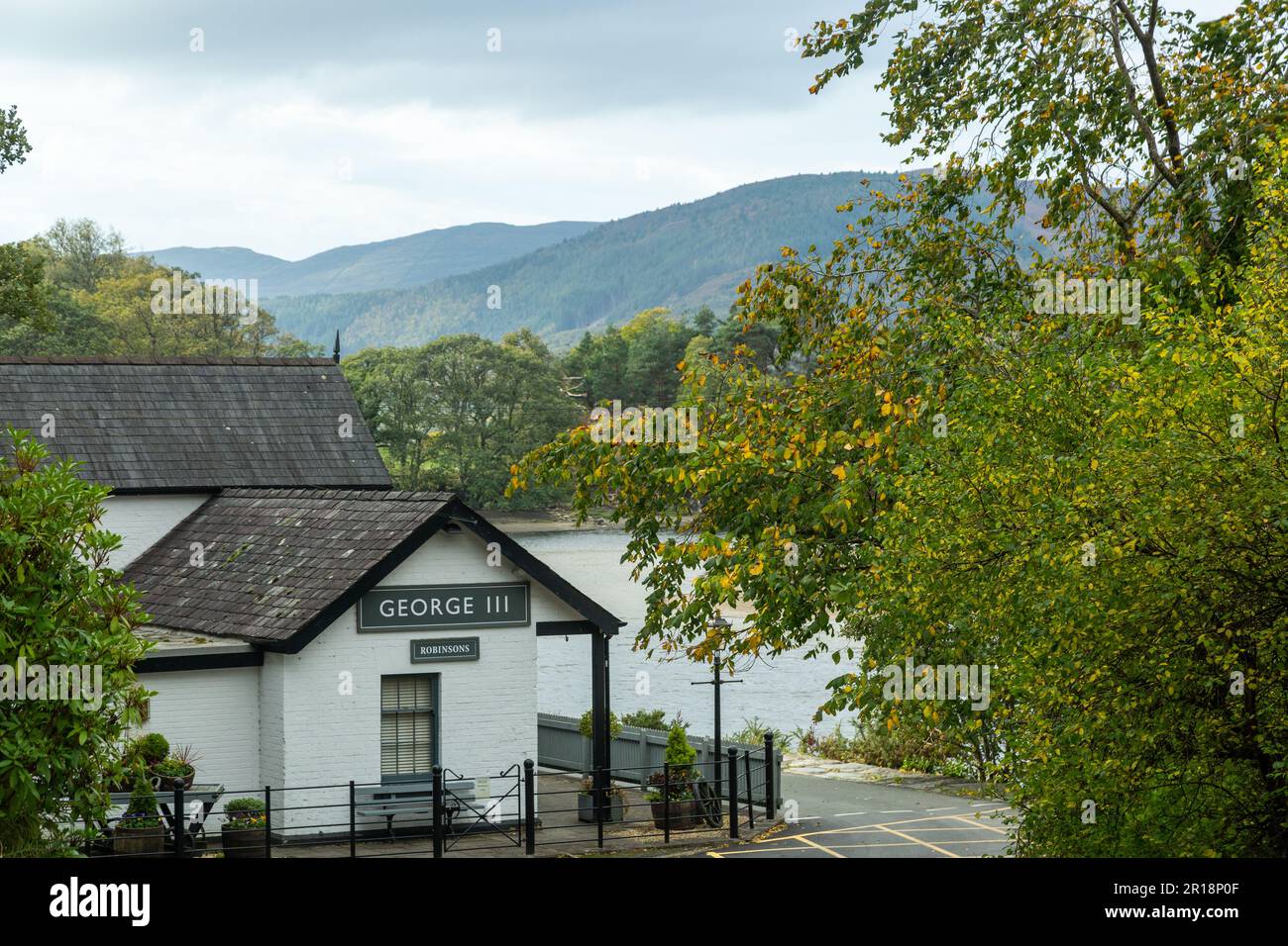 George iii Hotel & Pub an der Mündung von Mawddach, Wales Stockfoto