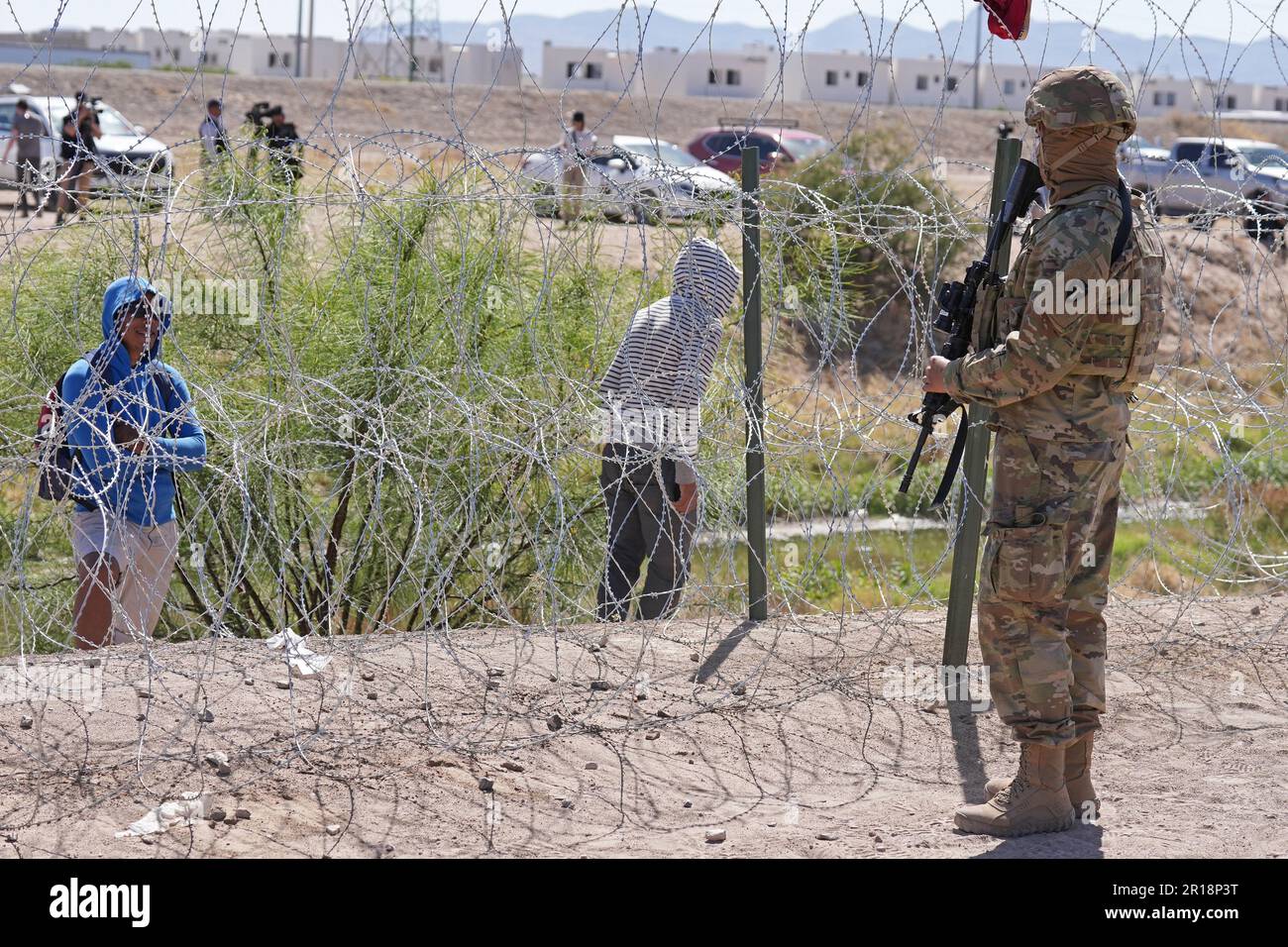 Mitglieder der Operation Lone Star Task Force West und der Texas