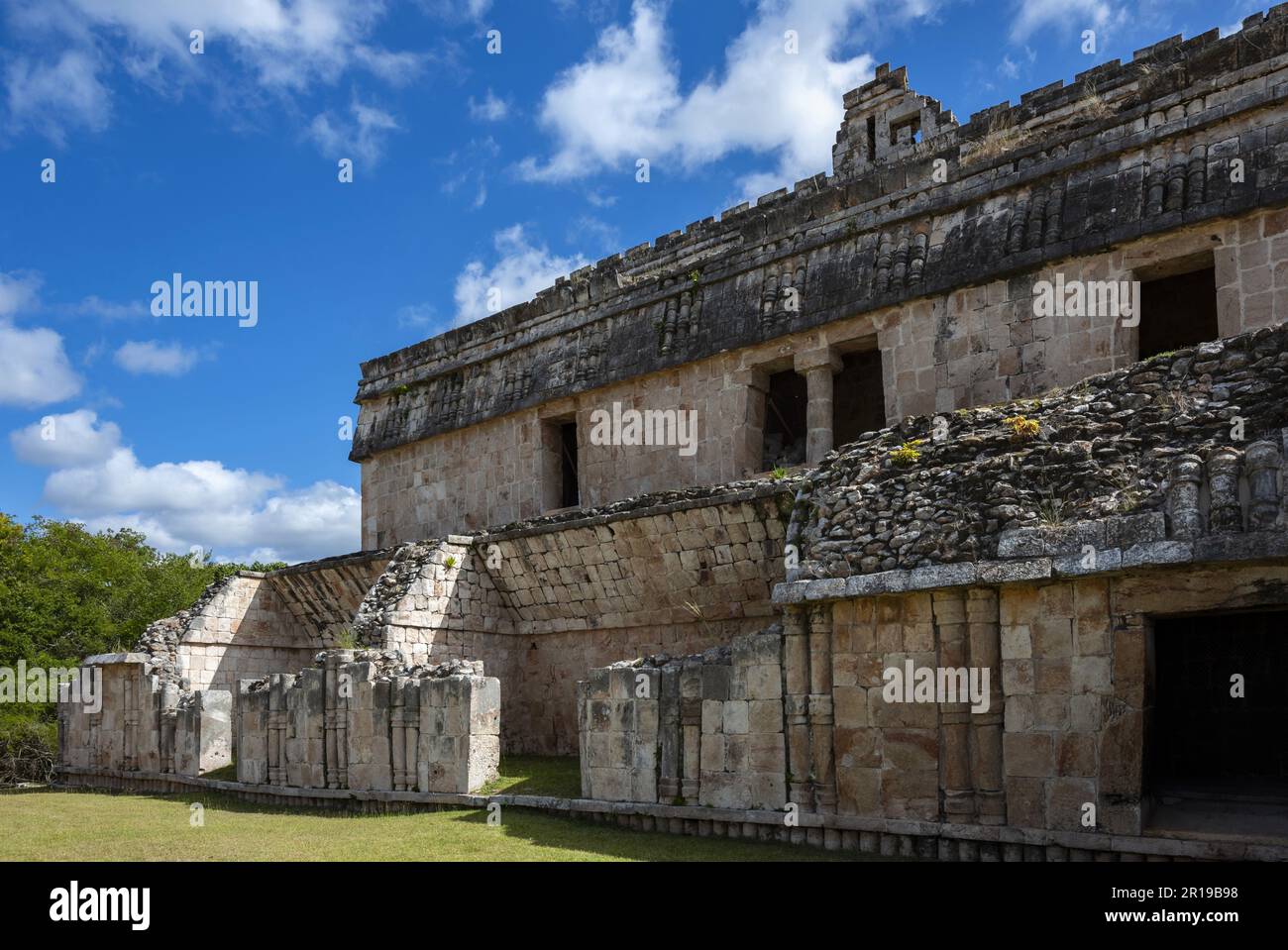 Archäologische Stätte in Kabah in Mexiko Stockfoto