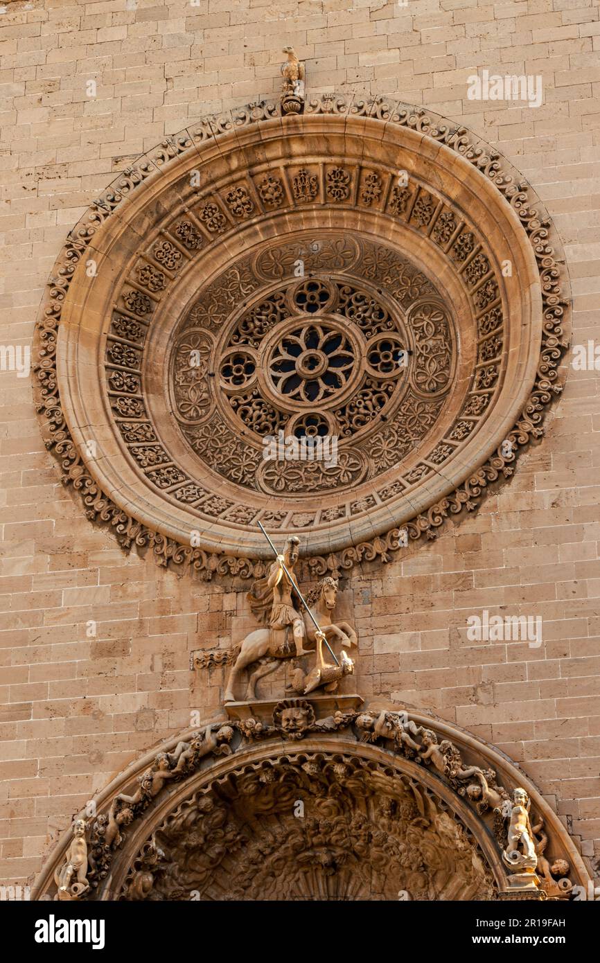 Basílica de Sant Francesc, Placa de Sant Francesc, 7, 07001 Palma, Illes Balears, Spanien Stockfoto