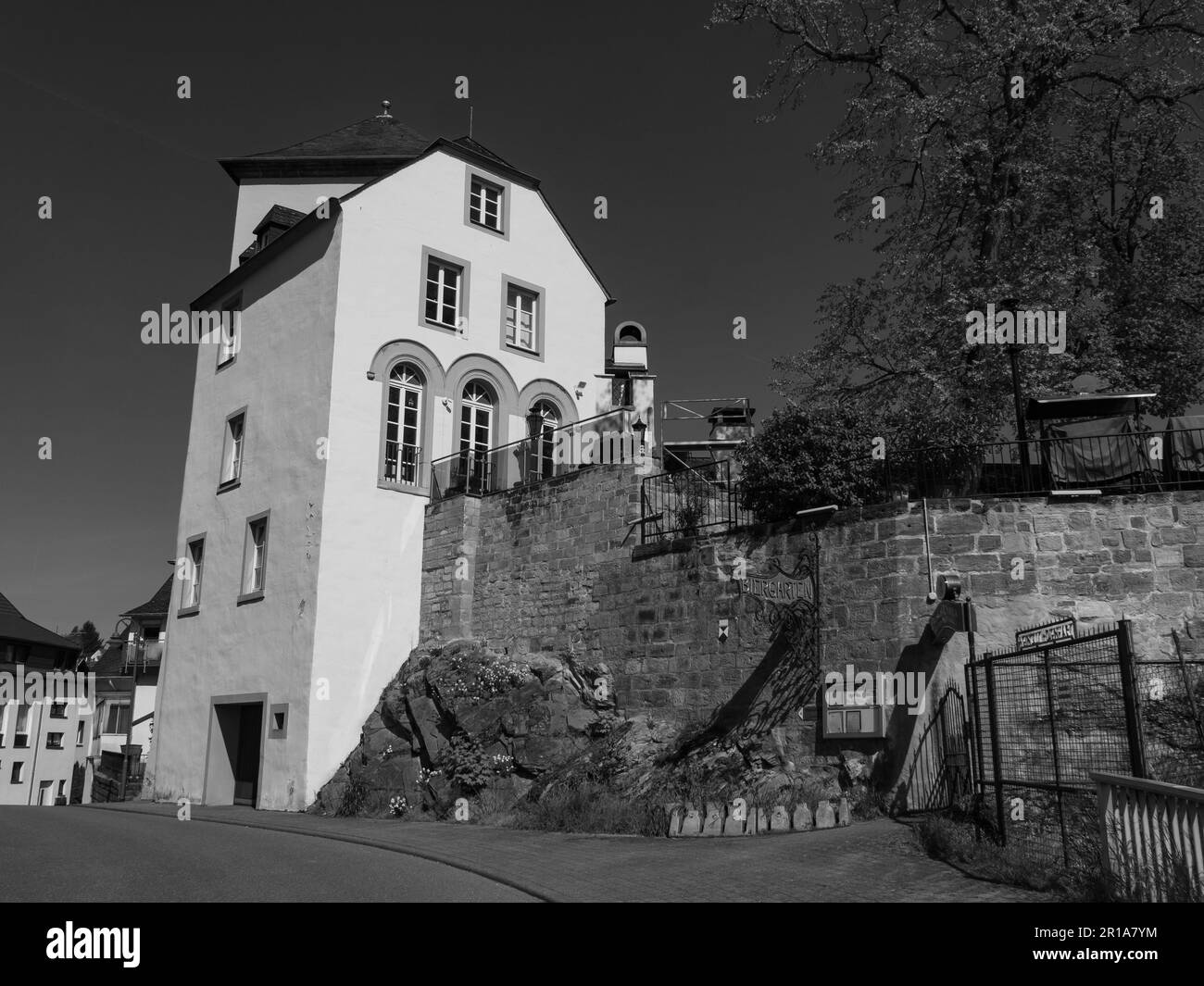 Die Stadt Saarburg am saar in deutschland Stockfoto