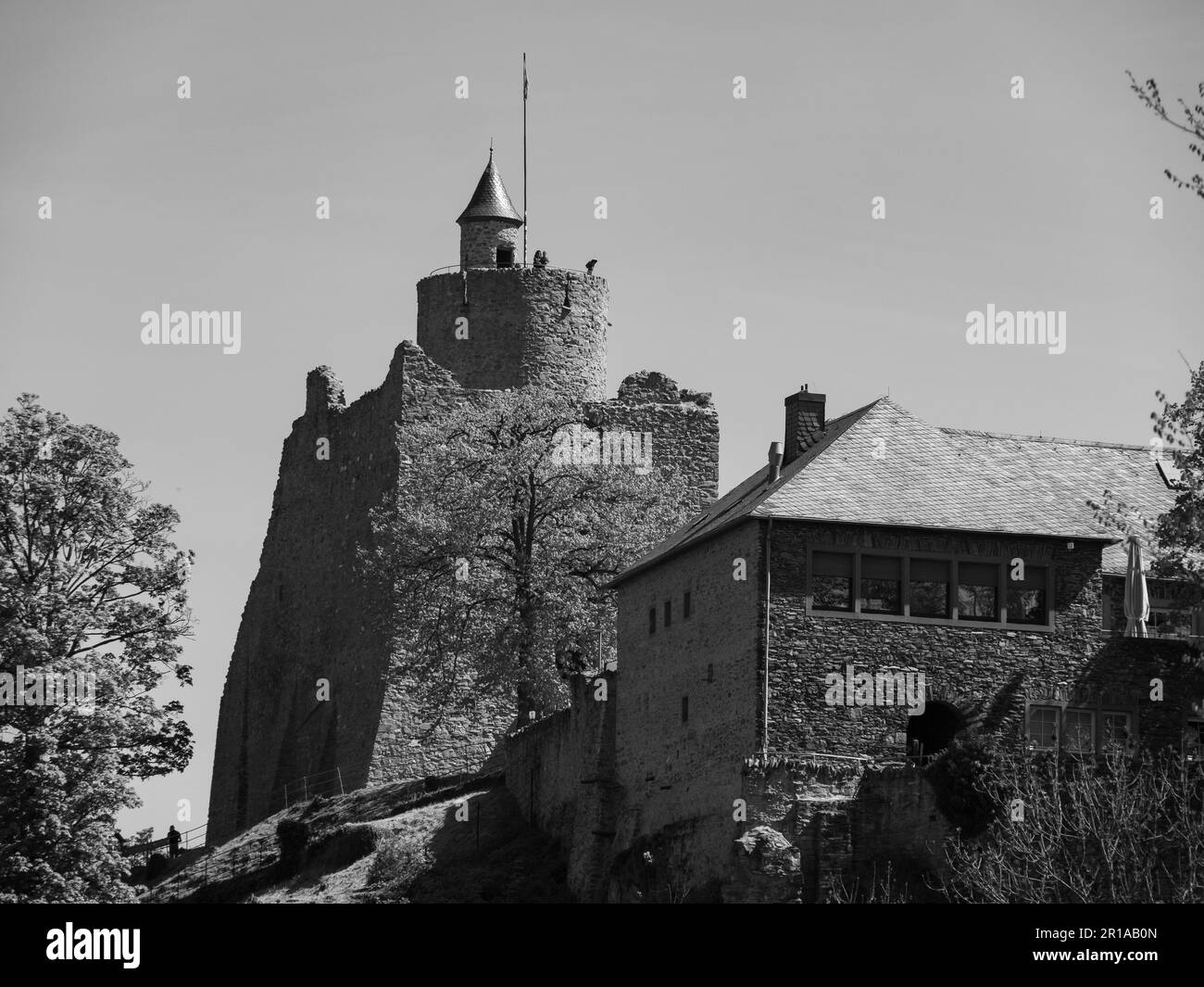 Saarbürog Stadt am saar Fluss Stockfoto