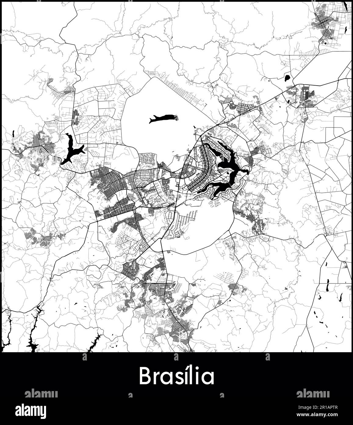 Vektordarstellung für Südamerika Brasilien Brasilien Stock Vektor