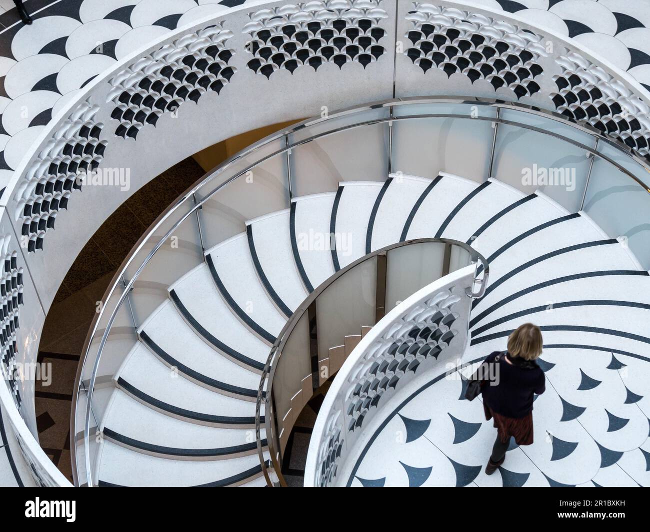 Tate Britain Spiral Treppe in London Stockfoto