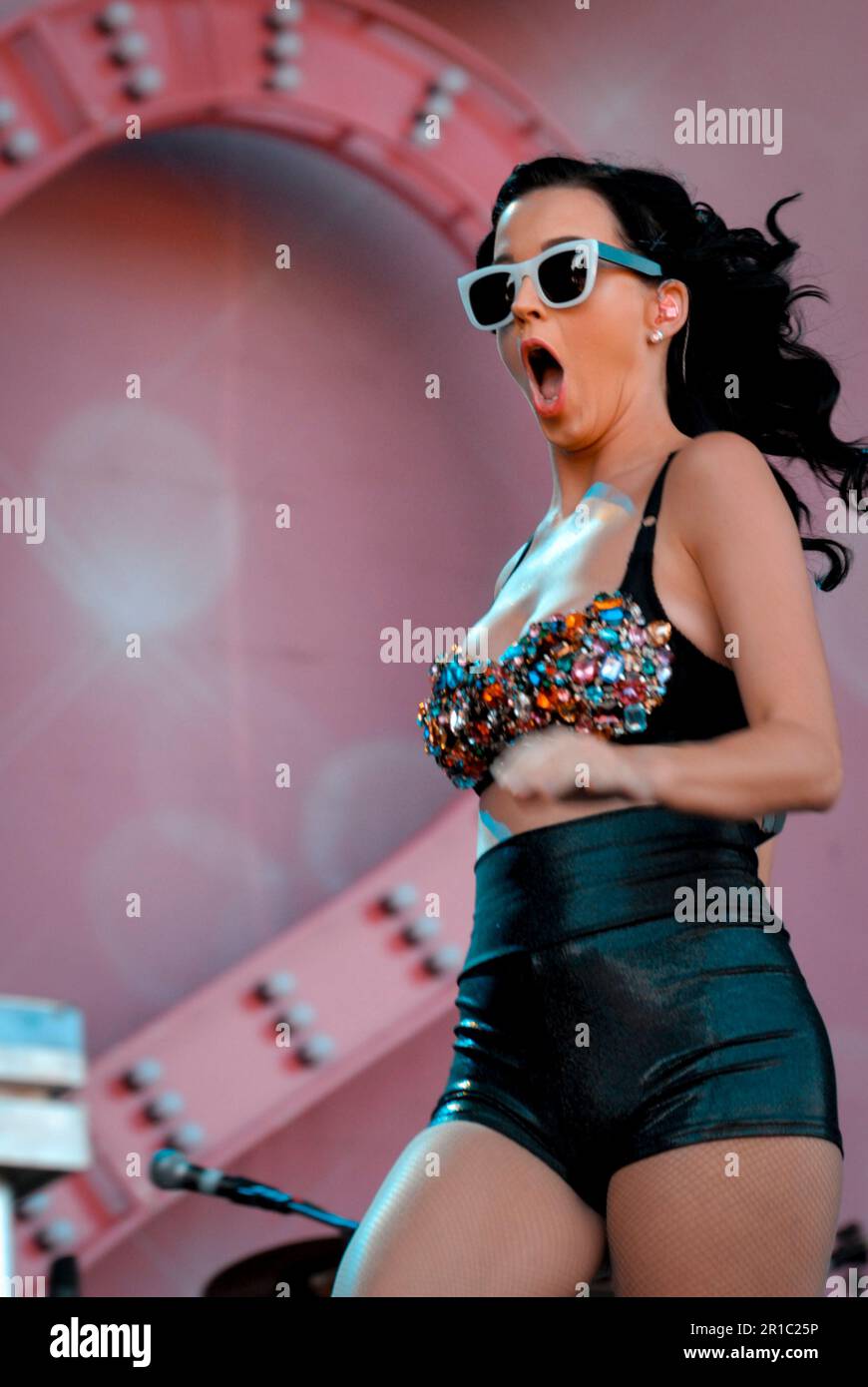 Katy Perry, V2009, Hylands Park, Chelmsford, Essex, Großbritannien - 23. August 2009 Stockfoto