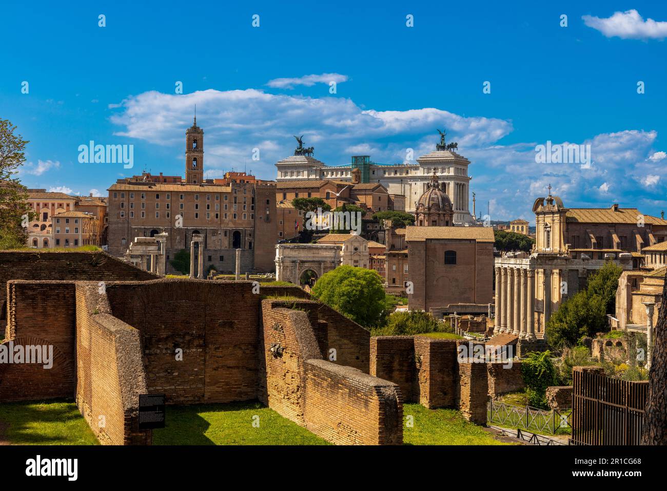 Forum Romanum in Rom, Latium, Italien Stockfoto