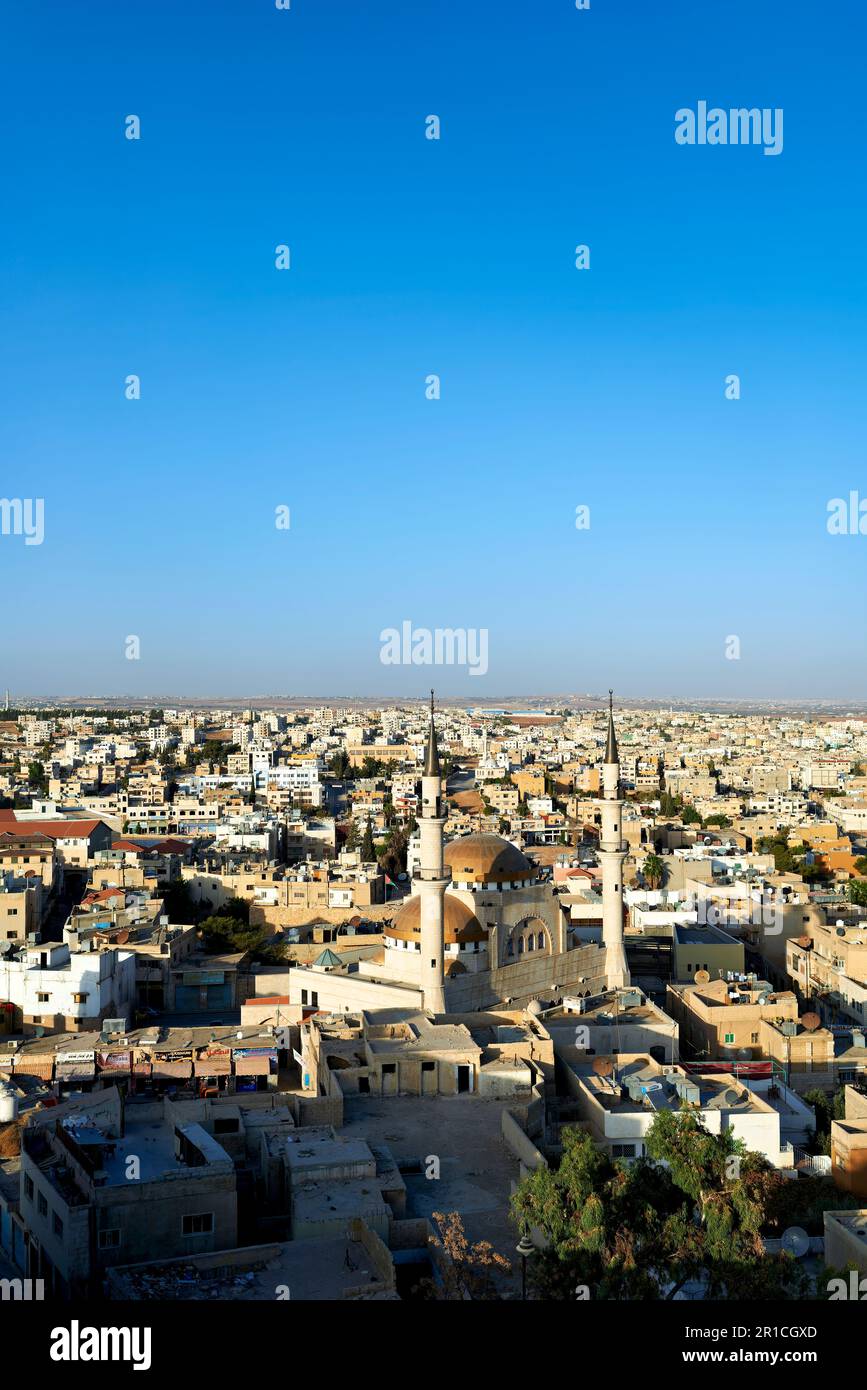 Jordanien. Panoramablick auf Madaba Stockfoto