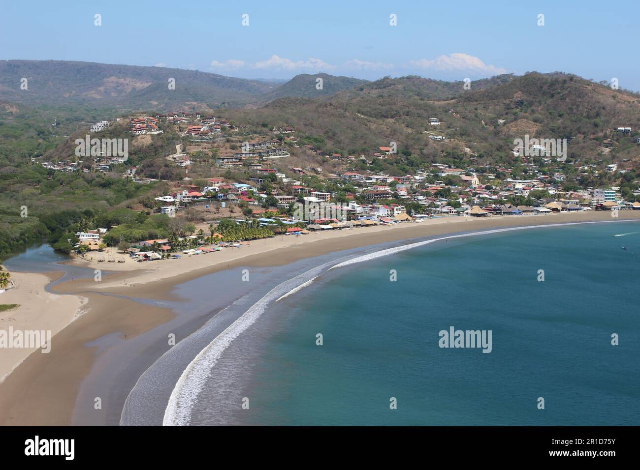 Strand von San Juan del Sur Stockfoto