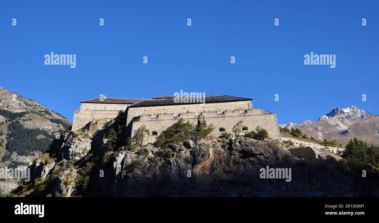 Fort Victor Emmanuel nach Aussois in Haute Maurienne Savoie Stockfoto