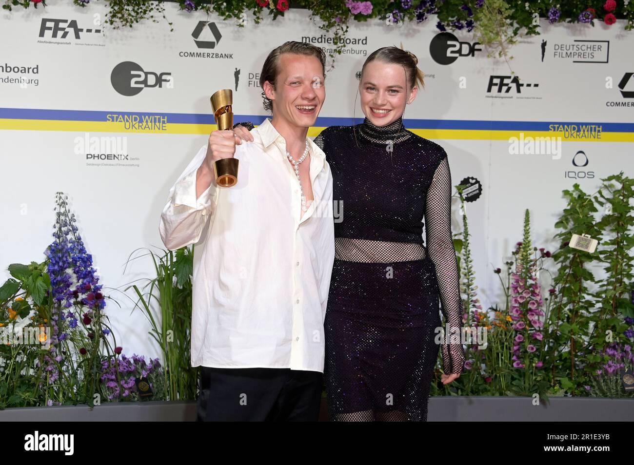Felix Kammerer und Luna Wedler bei der 73. Verleihung des Deutschen