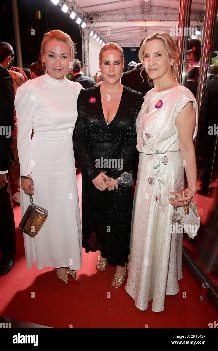 Lisa Maria Potthoff, Anika Decker und Sasha Bühler bei der 73. Verleihung des Deutschen Filmpreises 2023 im Theater am Potsdamer Platz. Berlin, 12.05.2023 Stockfoto