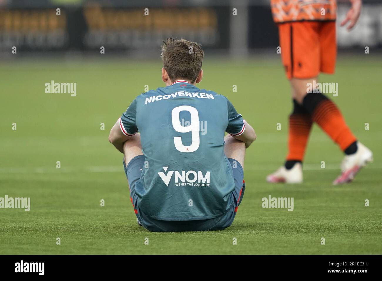 VOLENDAM - Tobias Lauritsen von Sparta Rotterdam nach dem niederländischen Premier-League-Spiel zwischen dem FC Volendam und dem FC Emmen im Kras-Stadion am 13. Mai 2023 in Volendam, Niederlande. ANP ROY LAZET Stockfoto