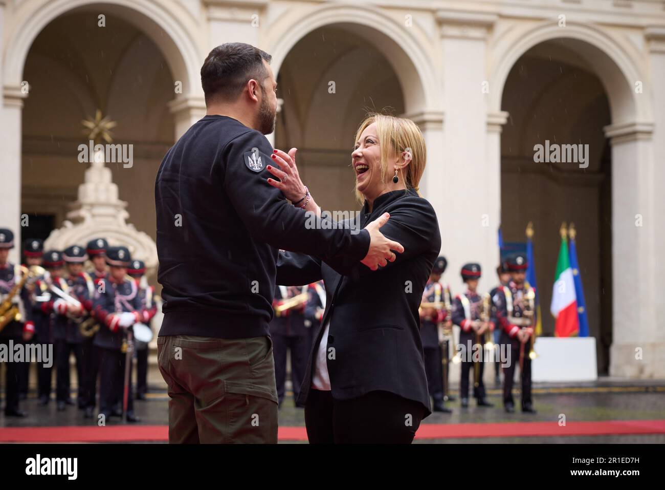 Rom, Italien. 13. Mai 2023. Der ukrainische Präsident Volodymyr ...