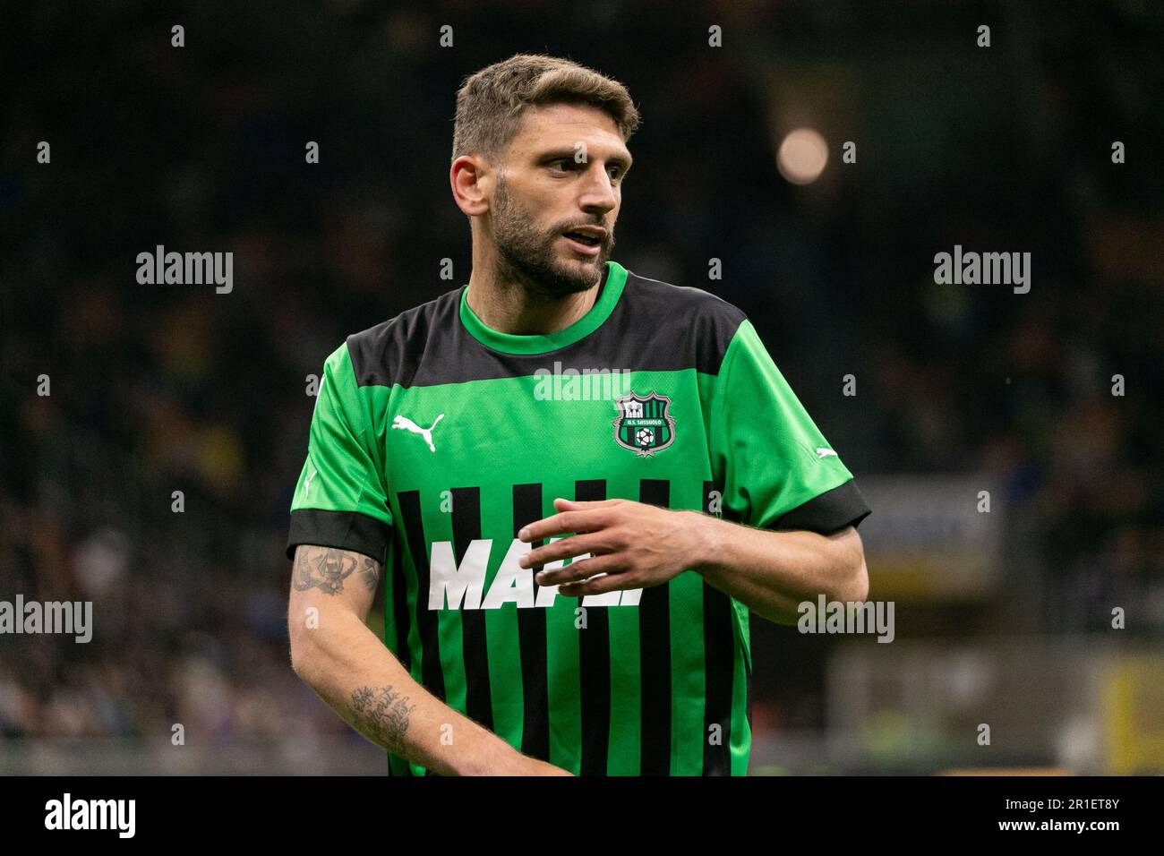 Mailand, Italien - Mai 13 2023 - Inter-Sassuolo Serie A - berardi domenico sassuolo Credit: Kines Milano/Alamy Live News Stockfoto