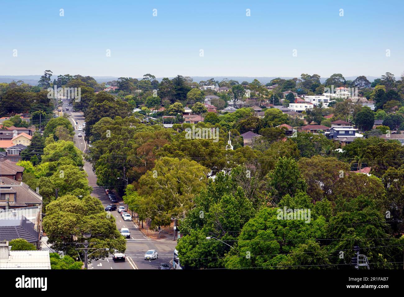 Miranda, ein Vorort im Süden Sydneys, im Bundesstaat New South Wales, Australien. Stockfoto