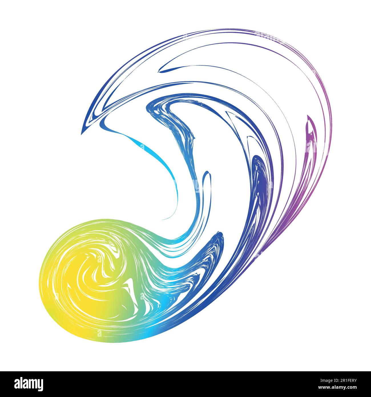 Abstraktes Regenbogen-Blot-Hintergrundvektorvektor-Hologramm, Farbspritzer, dynamischer Farbübergang Stock Vektor