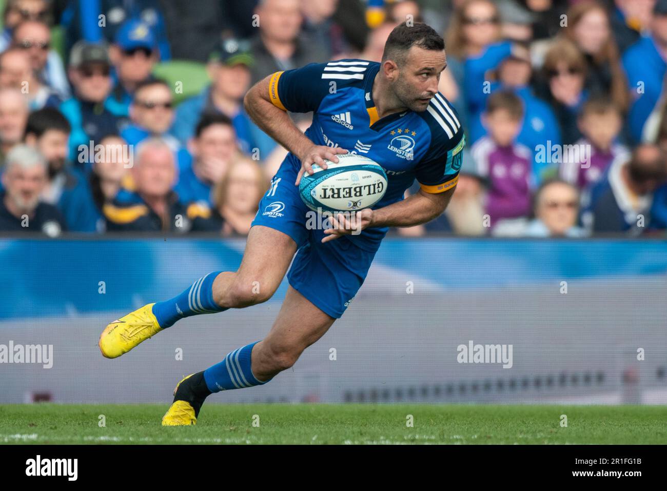 Dublin, Irland. 14. Mai 2023. Dave Kearney von Leinster während des Halbfinalspiels der United Rugby Championship zwischen Leinster Rugby und Munster Rugby im Aviva Stadium in Dublin, Irland, am 13. Mai 2023 (Foto: Andrew SURMA/Credit: SIPA USA/Alamy Live News Stockfoto