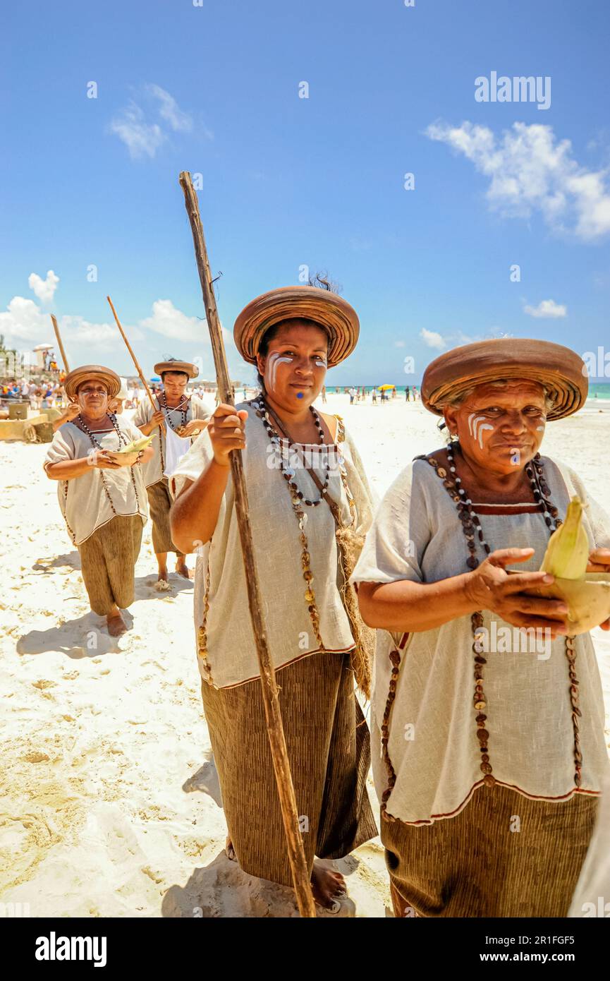 Eine heilige Maya-Reise in Mexiko Stockfoto