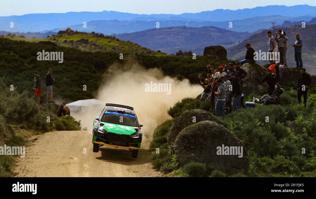 Portugal, Portugal. 13. Mai 2023. Gus Greensmith Jonas Andersson Toksport WRT 3, 13. Mai 2023 in Vieira do Minho, Portugal. Kredit: Unabhängige Fotoagentur/Alamy Live News Stockfoto