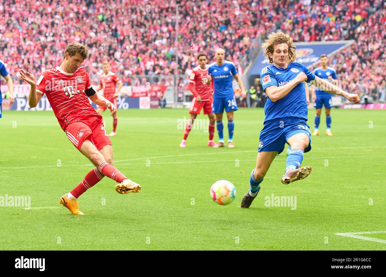 München, Deutschland. 13. Mai 2023. Thomas MUELLER, MÜLLER, FCB 25