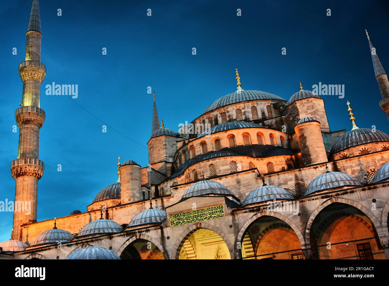 Sultan-Ahmed-Moschee oder blaue Moschee in Istanbul, Türkei Stockfoto