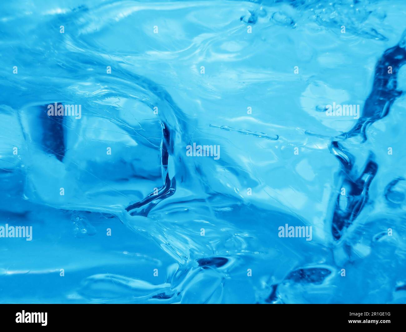 blaues Eis Hintergrund Stockfoto