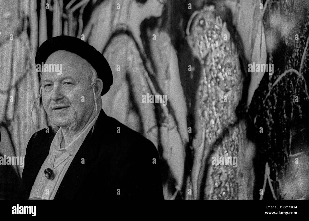 DDR, Berlin, 05.03.1990, Ausstellungseröffnung Wolf Vostell, Galerie an der Weidendamm-Brücke Stockfoto