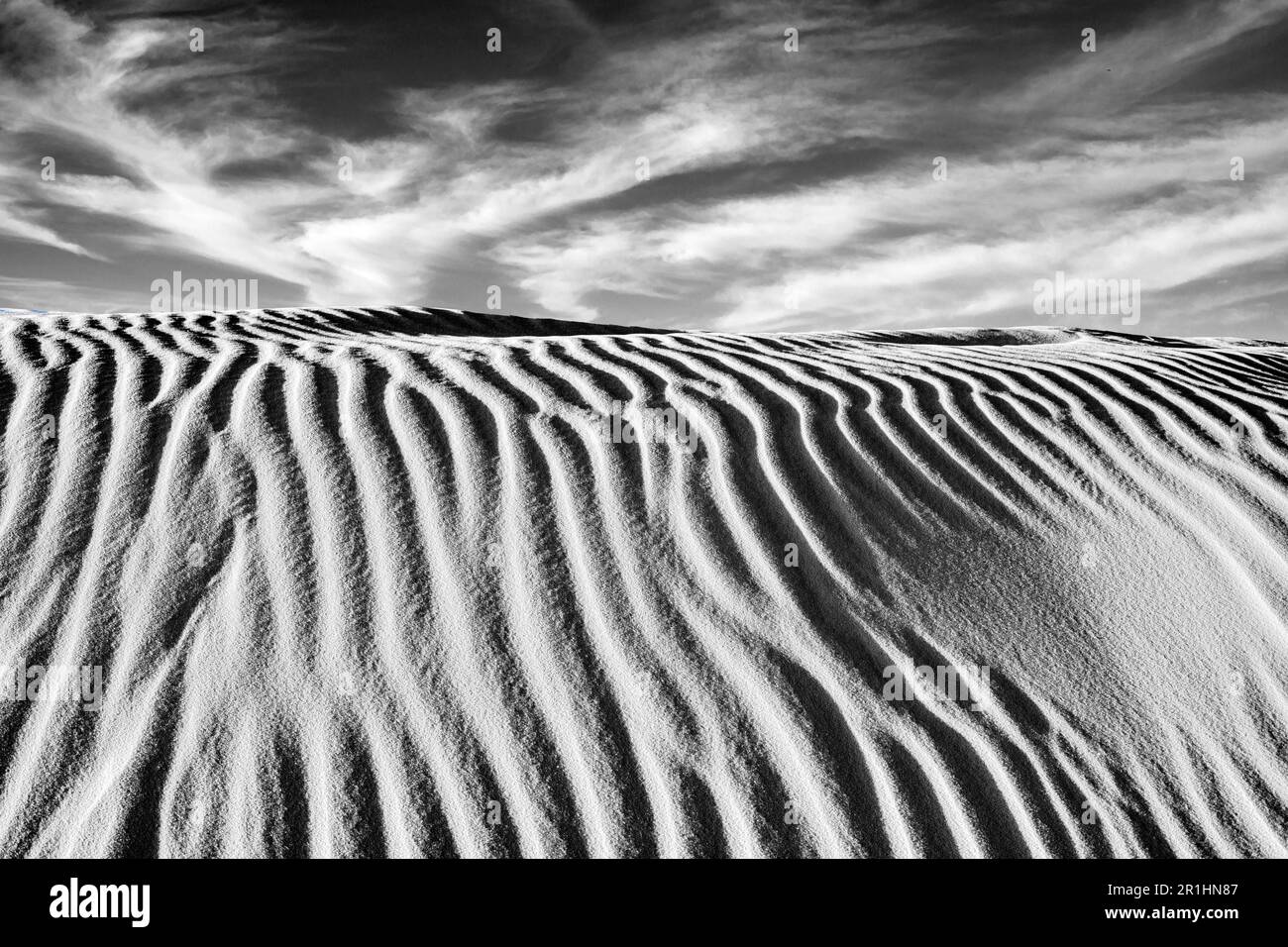 Dünen, White Sands National Monument, Alamogordo, NM USA Stockfoto
