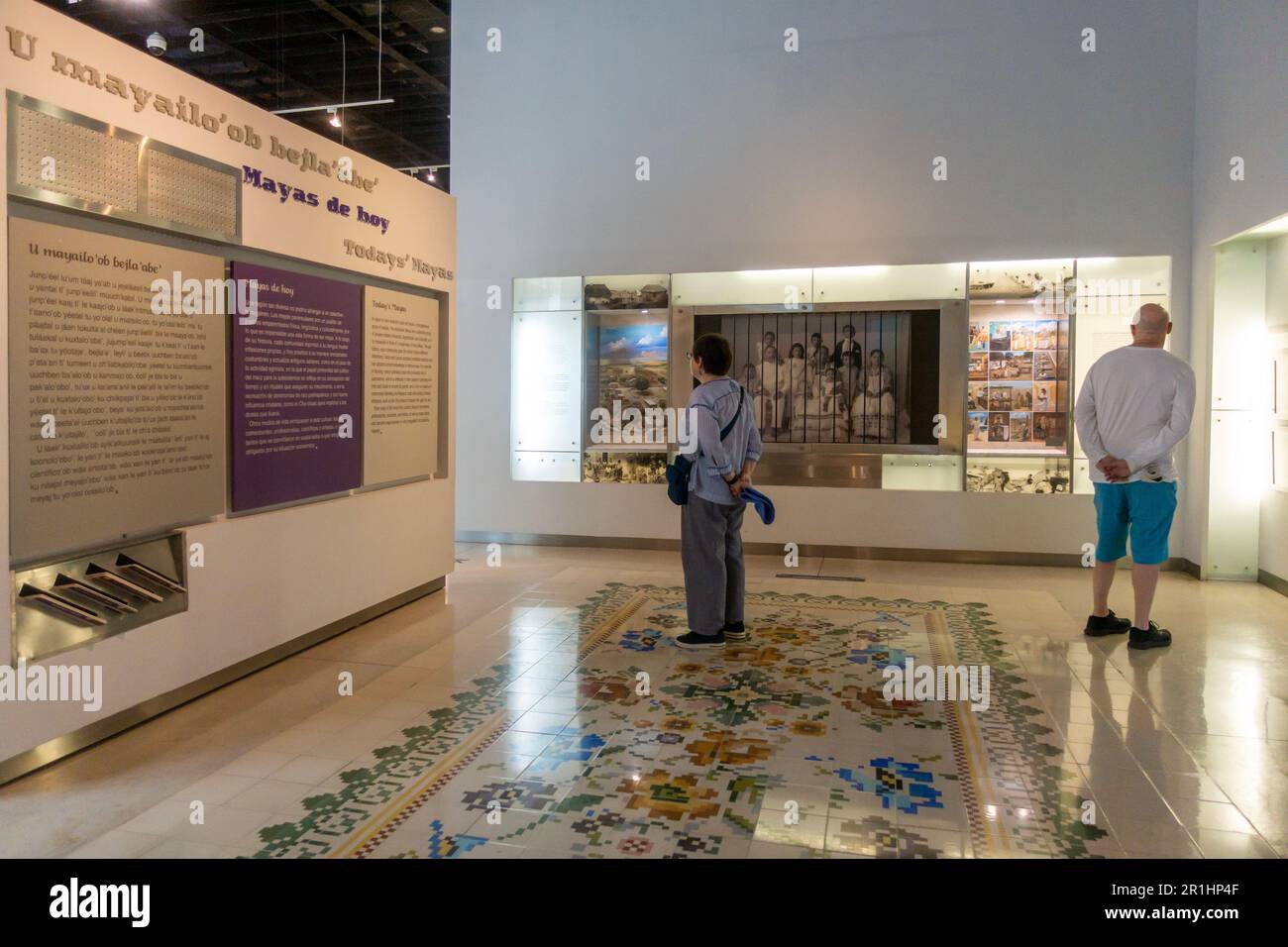 Grand Museum of the Mayan World of Merida Yucatan Mexico Stockfoto