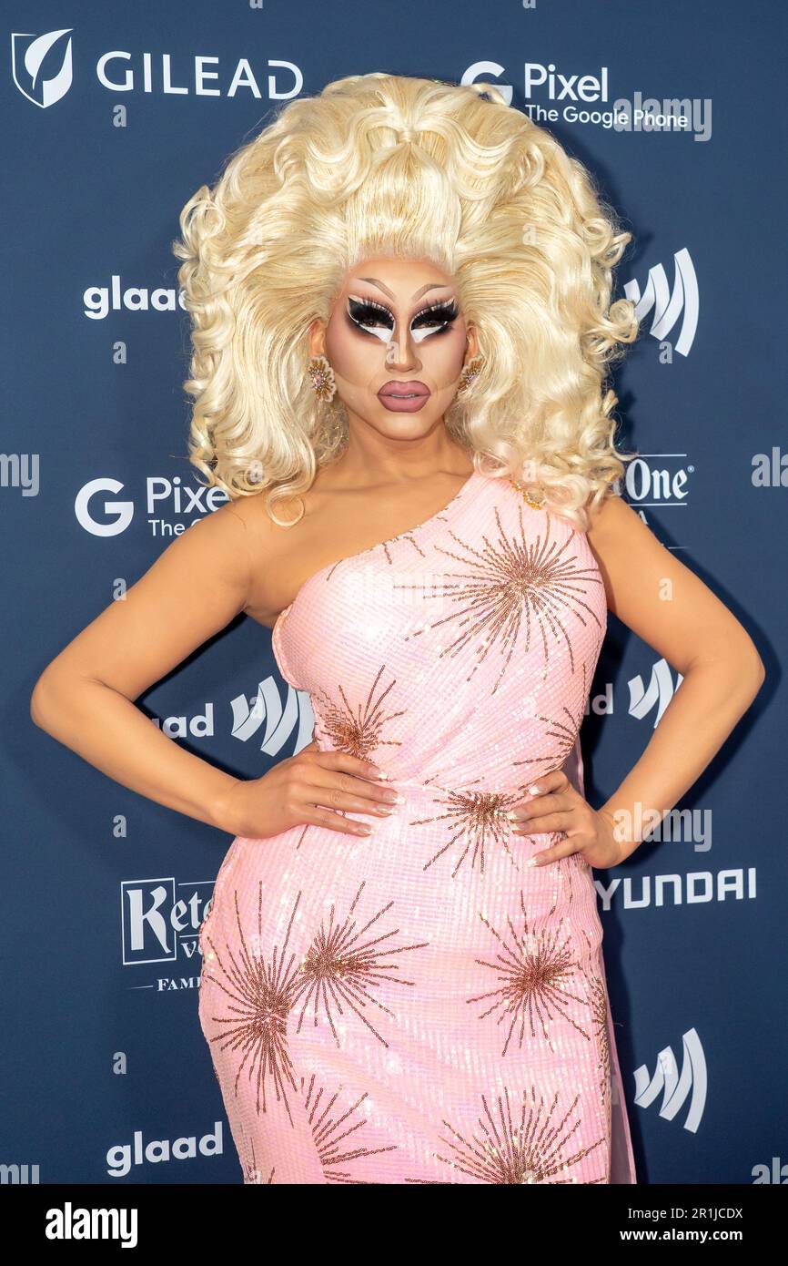 New York, Usa. 13. Mai 2023. TRIXIE Mattel nimmt an den GLAAD Media Awards 2023 im New York Hilton Midtown in New York City Teil. (Foto: Ron Adar/SOPA Images/Sipa USA) Guthaben: SIPA USA/Alamy Live News Stockfoto