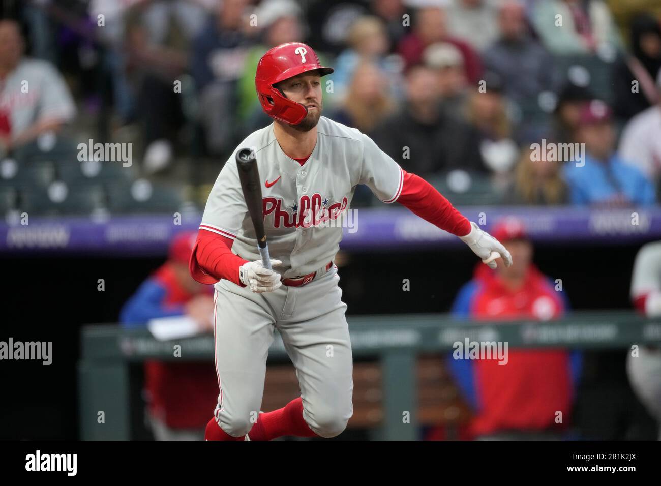 Philadelphia Phillies first baseman Kody Clemens (23) in the first