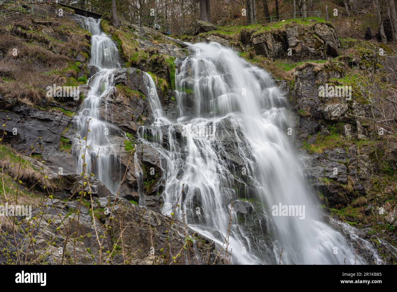 Berühmter Wasserfall von Todtnau im Schwarzwald, Deutschland Stockfoto