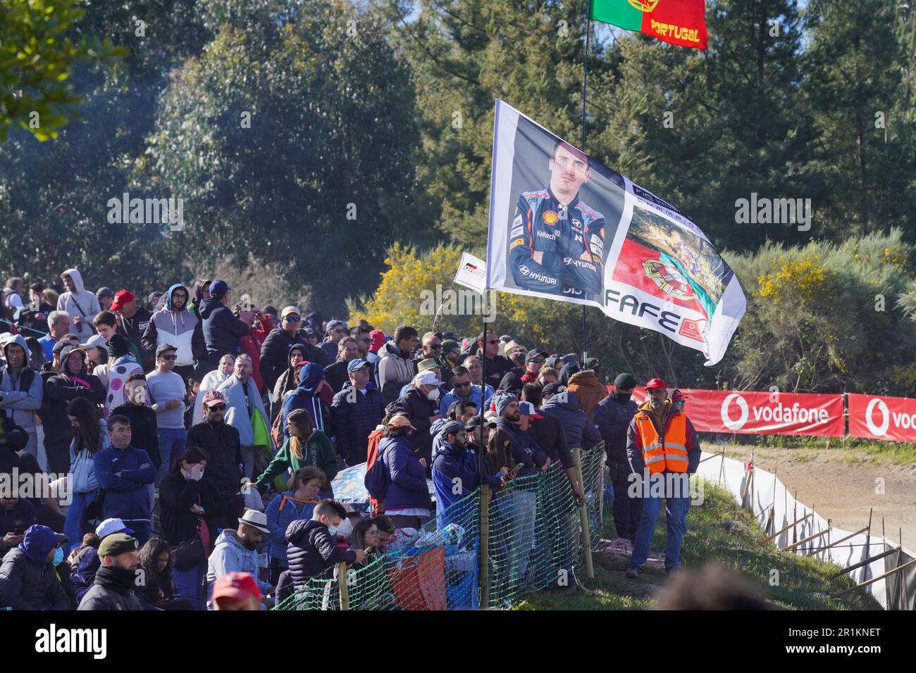 Ambiance-Zuschauer während der Rallye, Portugal. , . WRC-Weltmeisterschaft vom 11. Bis 14. Mai 2023 in Porto, Portugal - Foto Paulo Maria/DPPI Credit: DPPI Media/Alamy Live News Stockfoto