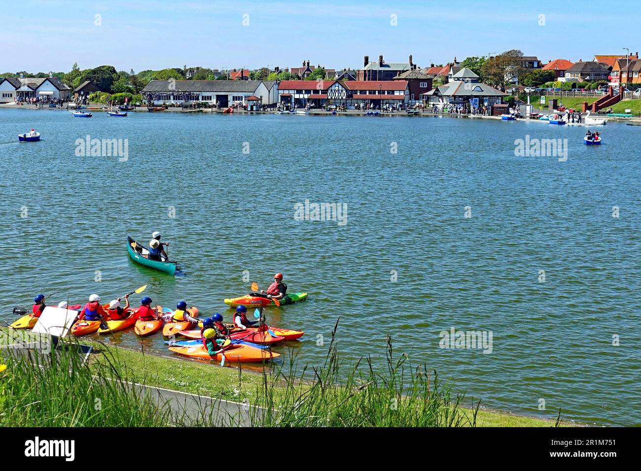 Fairhaven Lake, Lytham St. Annes, Lancashire Stockfoto