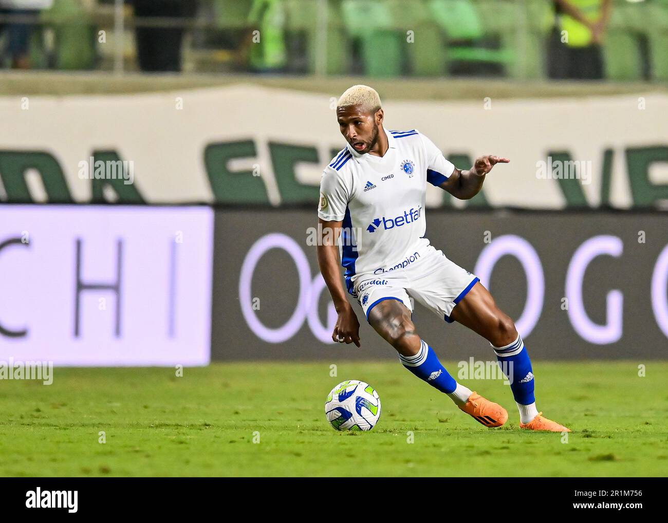 Belo Horizonte, Brasilien. 14. Mai 2023. Mineirao Stadium Wesley Ribeiro do Cruzeiro, während des Spiels zwischen America Mineiro und Cruzeiro, für die 6. Runde der brasilianischen Meisterschaft 2023, in der Arena Independencia, diesen Sonntag, 14. 30761 $ (Gledston Tavares/SPP) Guthaben: SPP Sport Press Photo. Alamy Live News Stockfoto