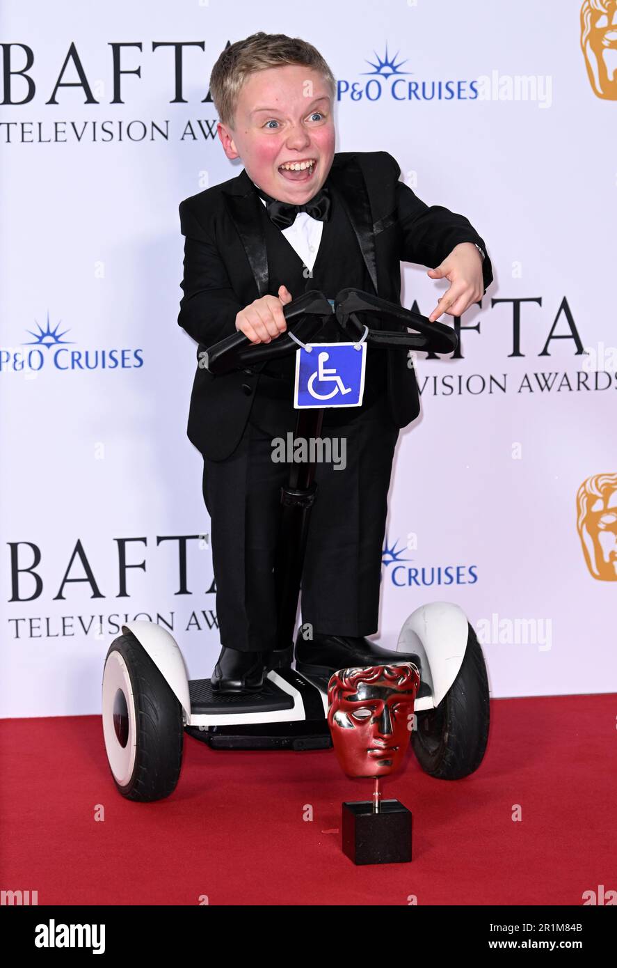 London, Großbritannien. 14. Mai 2023. London, Großbritannien. 14. Mai 2023. Lenny Rush bei den BAFTA Television Awards mit P&O Cruises, der Royal Festival Hall, London. Kredit: Doug Peters/Alamy Live News Stockfoto