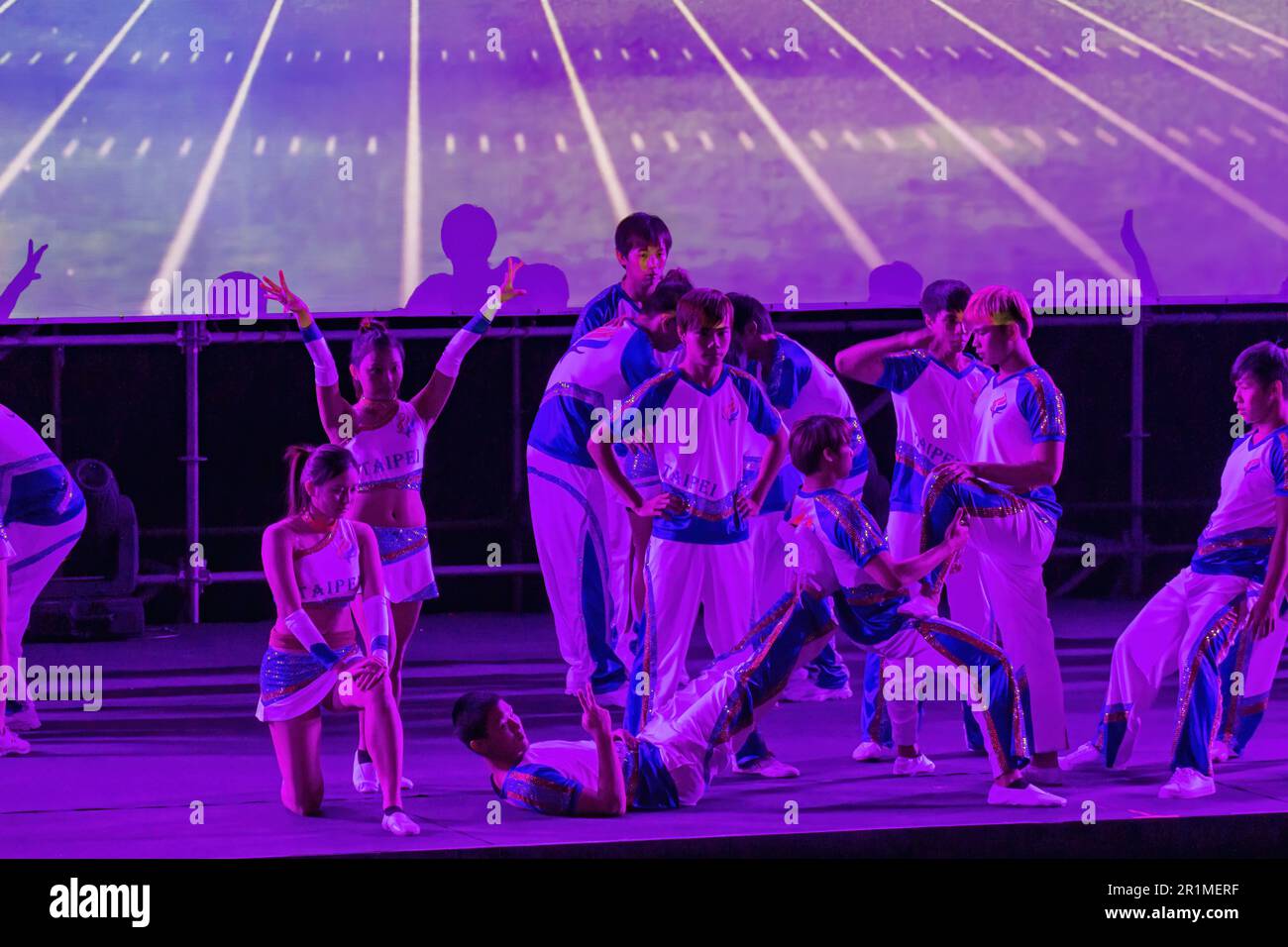 Taipei, 24. Okt 2013 - Abschlusszeremonie der Nationalspiele Taipei 2013 Stockfoto