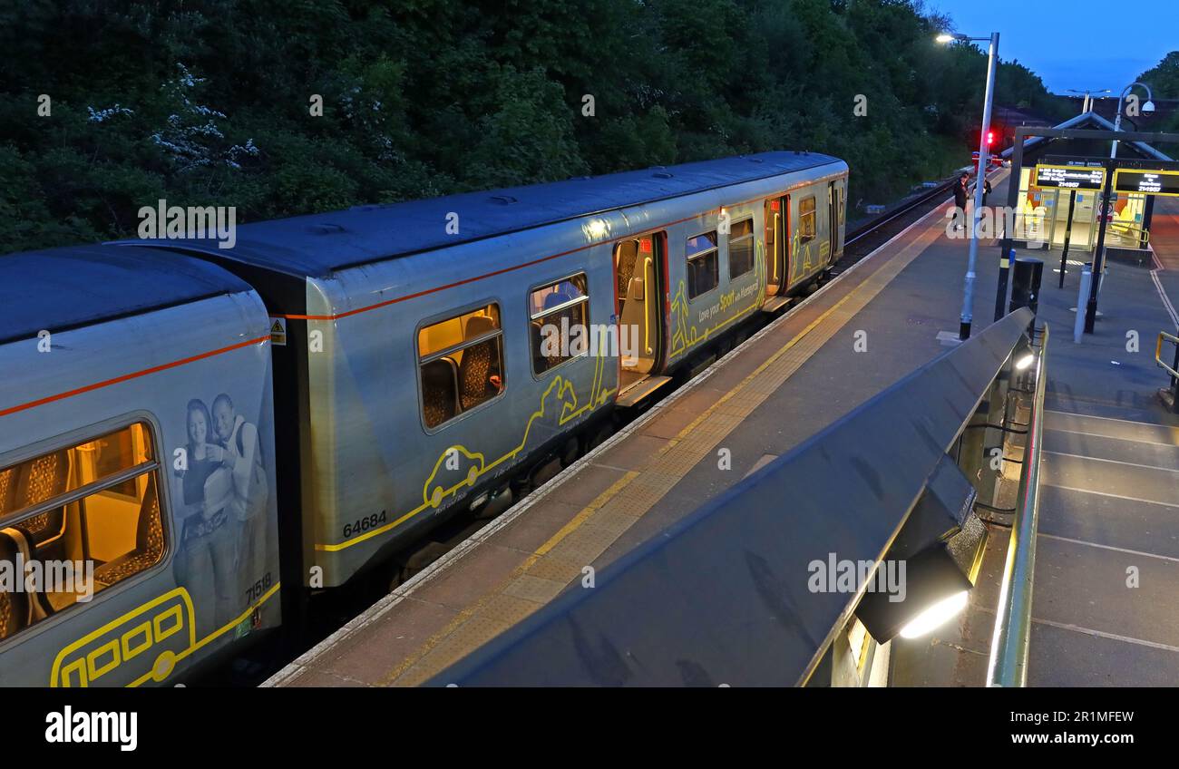 Hunts Cross (HNX), Speke Road, Woolton, Liverpool, Merseyside, ENGLAND, GB, L25 0NN Stockfoto