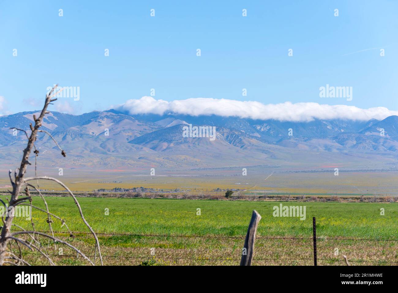 Malerische Landschaft in Lancaster, Kalifornien. Stockfoto