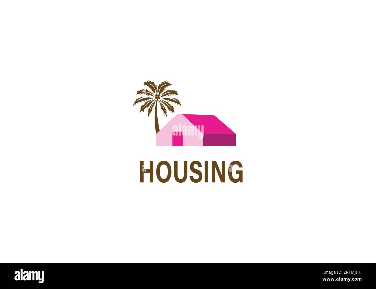 Immobilien-Logo, Builder-Logo, Dachkonstruktion-Logo Designvorlage Vektordarstellung Stock Vektor