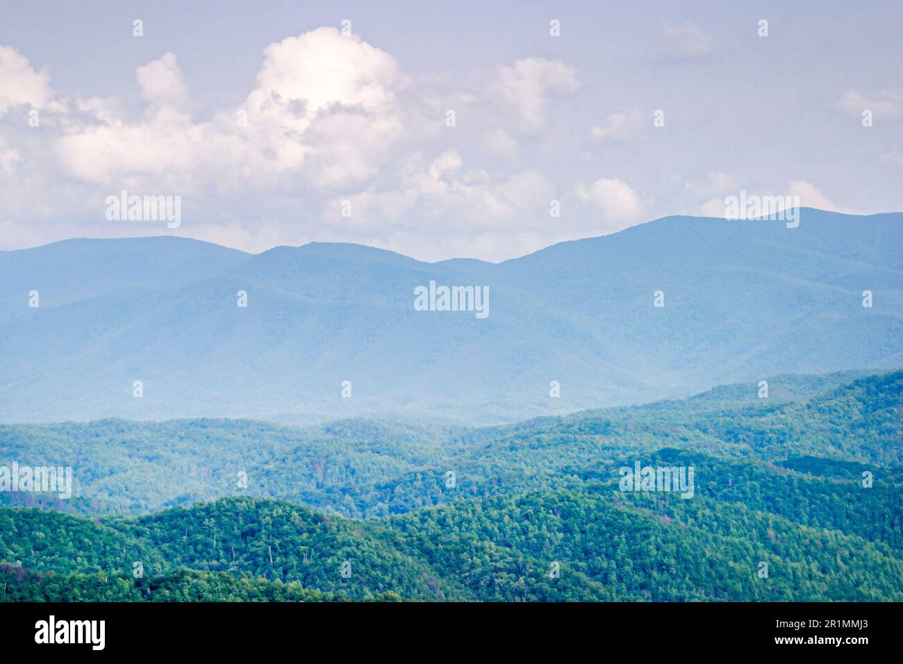 Tennessee Great Smoky Mountains National Park, Südliche Appalachen, Urlaubsziel, ländlich, Land, Landschaft, rustikal, Natur, natürlich, Besucher reisen Stockfoto