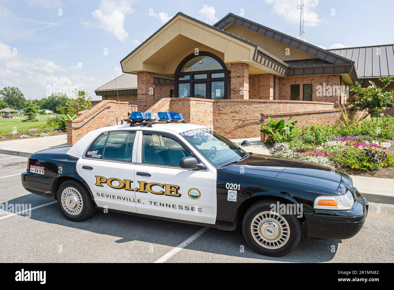 Sevierville Tennessee, Polizeibehörde Strafverfolgung, Auto Fahrzeug Stockfoto