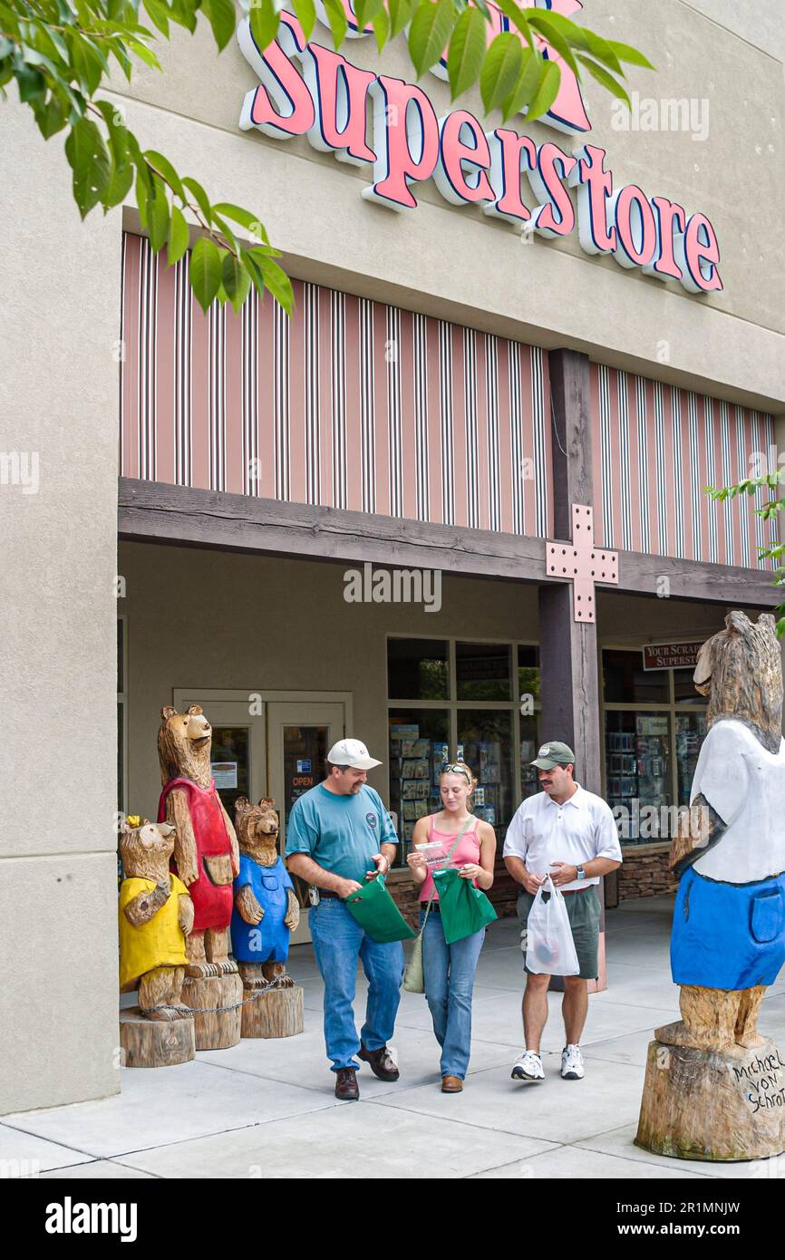 Sevierville Tennessee, Smoky Mountains, Governor's Crossing Mall, Besucher reisen Reise Touristik Tourismus Wahrzeichen Kultur Kultur Kultur, vaca Stockfoto